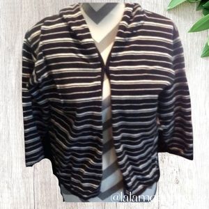 Coastal Black and white darling sweater